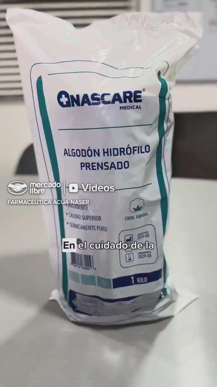 ALGODÓN HIDROFILO ROLLO 1 KILO PREMIUM NASCARE